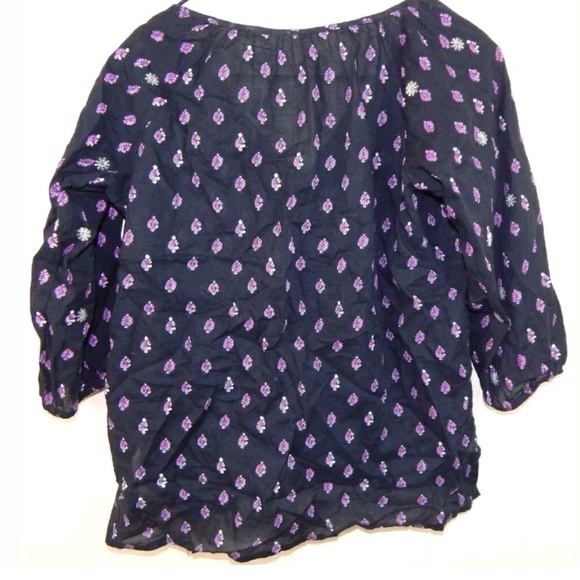 Crewcuts Paisley Peasant Blouse - Picture 2 of 3